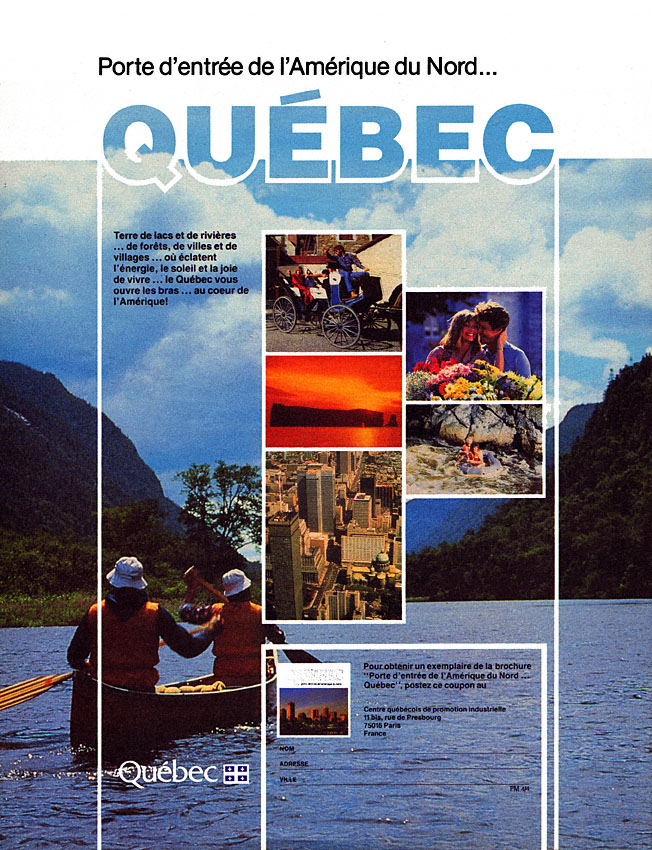 Publicit� Canada 1985