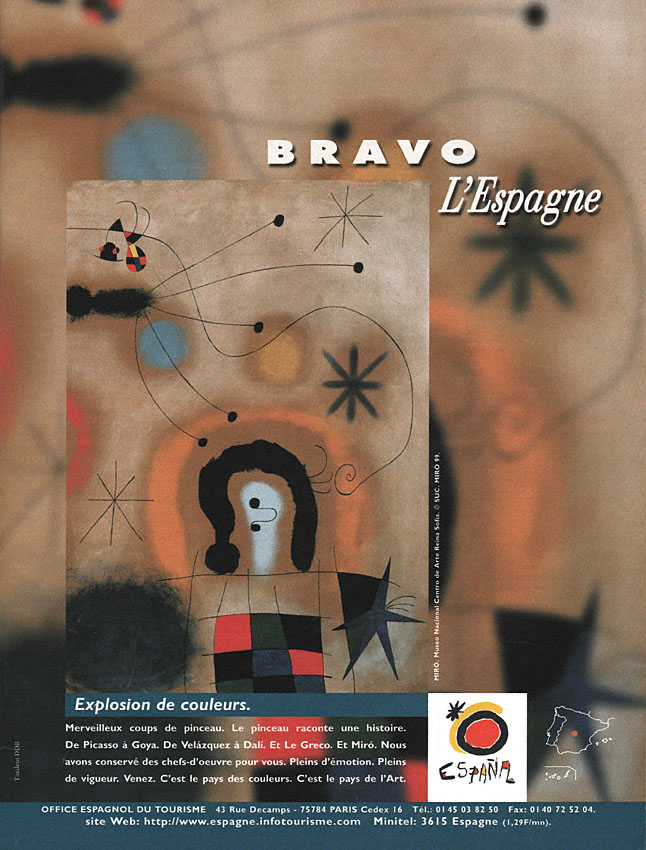 Publicit� Espagne 1999
