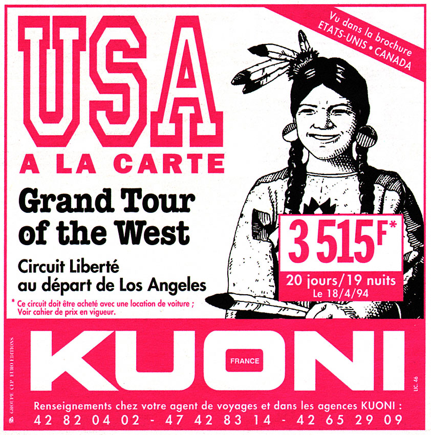 Publicit� Kuoni 1994