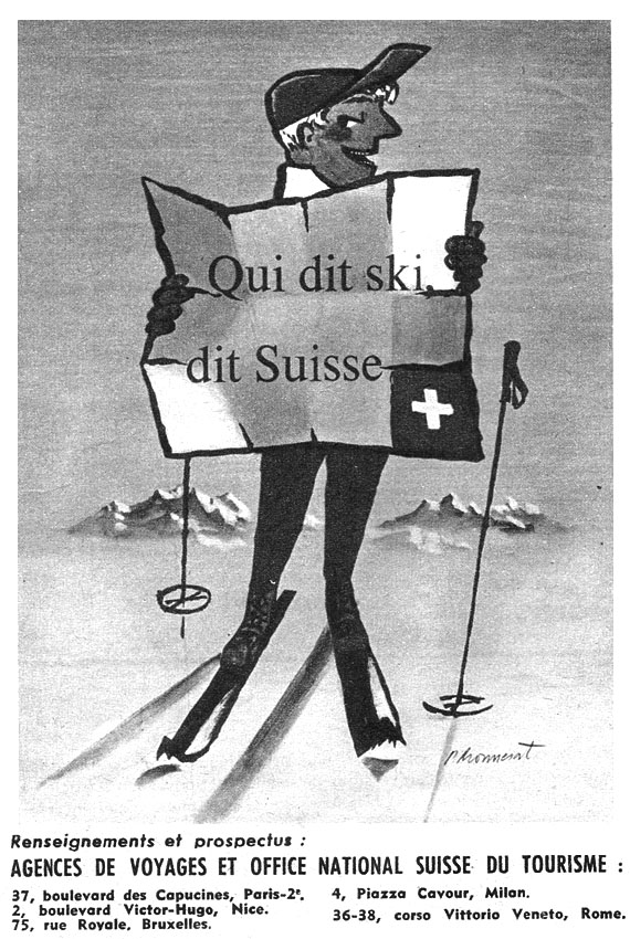 Publicit� Suisse 1954