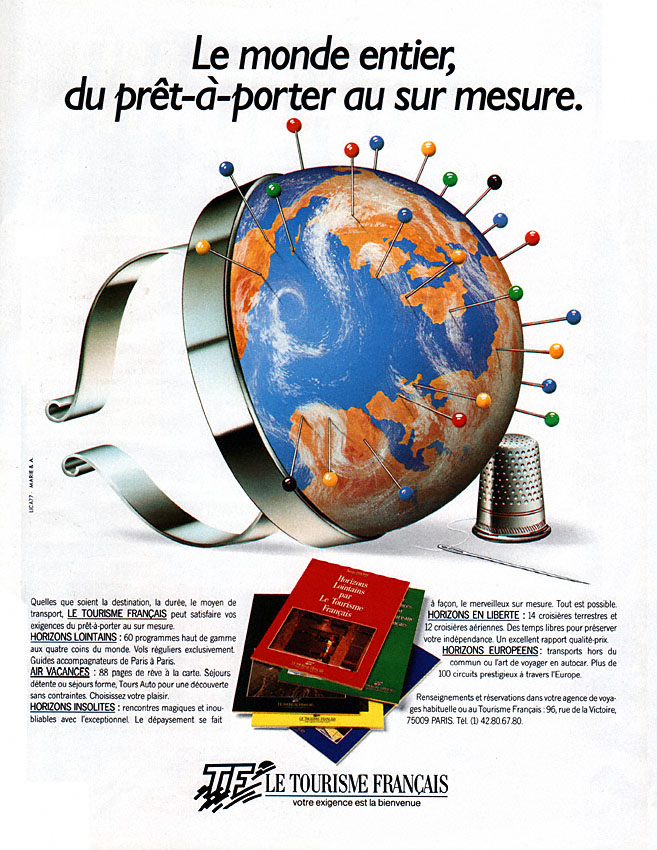 Publicit� TourismeFrancais 1989