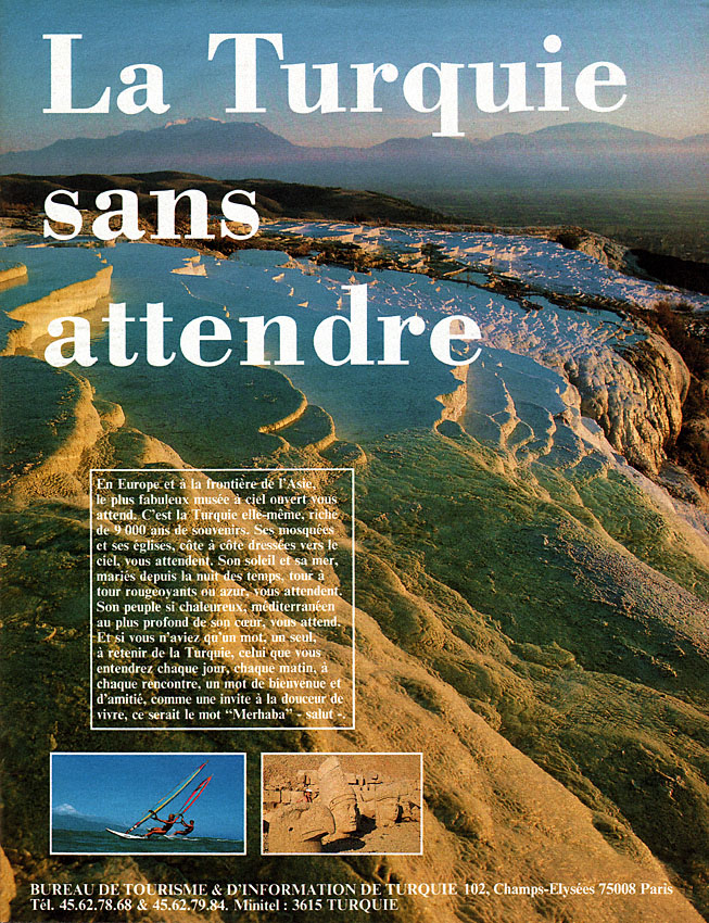 Publicit� Turquie 1991