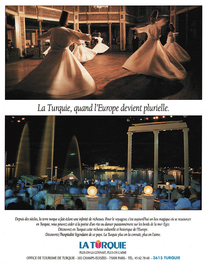 Publicit� Turquie 1994