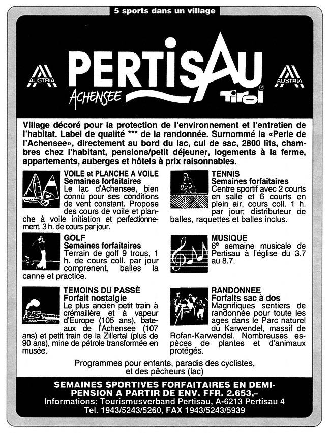 Publicit� Divers 1994