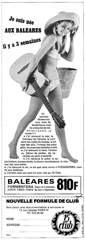 Publicit� Divers 1968