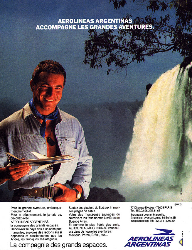 Marque Aerolineas Argentinas 1985