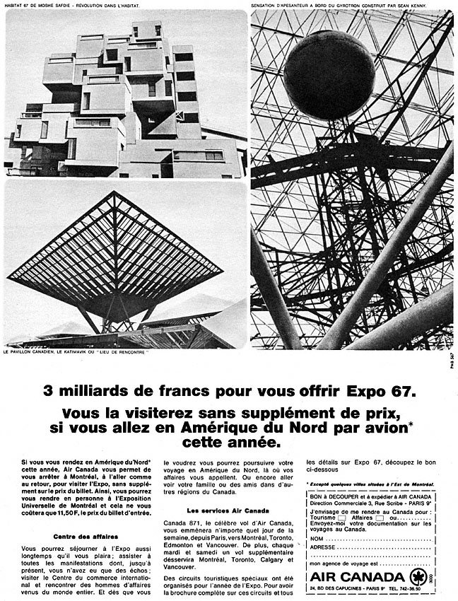 Marque Air Canada 1967