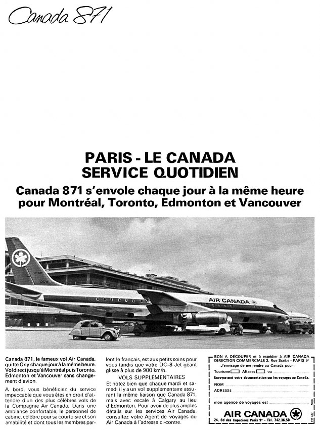 Marque Air Canada 1967