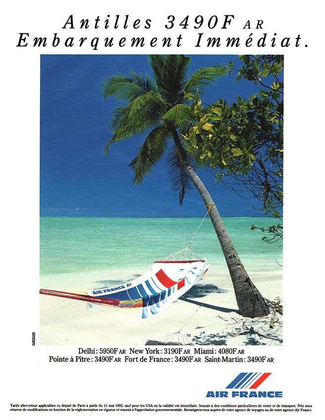 Publicit� Air France 1992