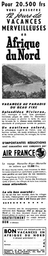 Marque Air France 1954