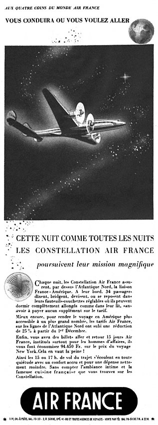 Marque Air France 1950