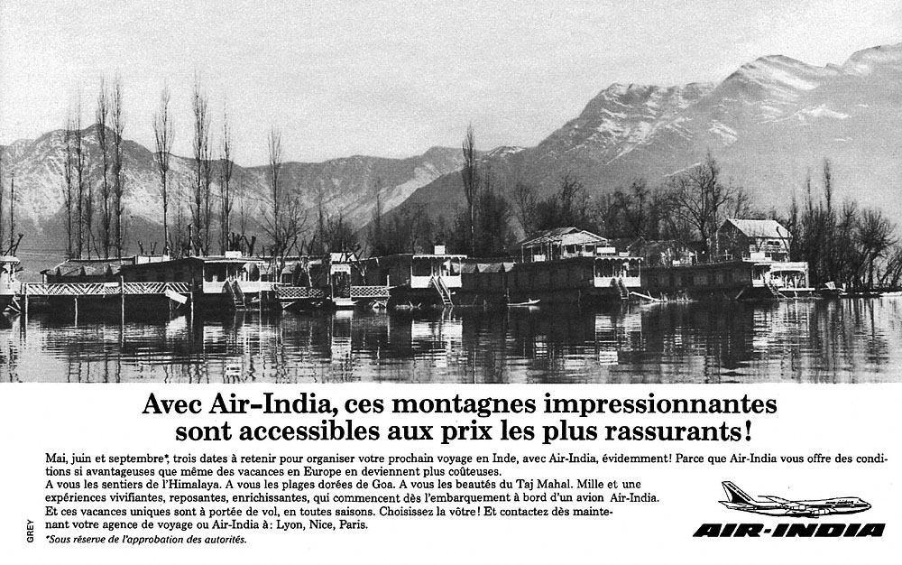 Publicit� Air India 1987