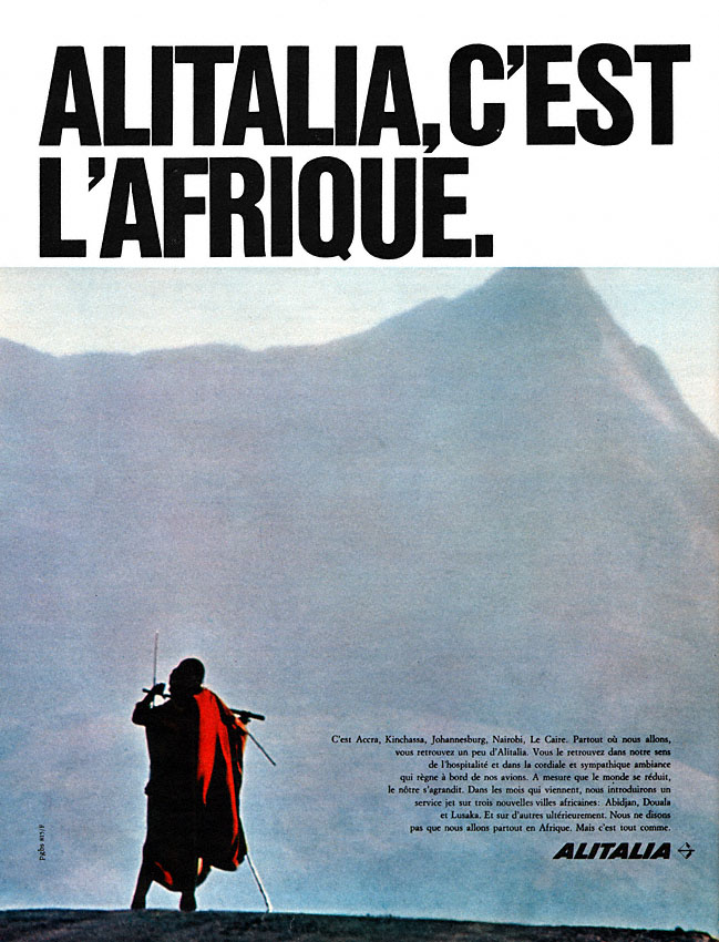 Publicit� Alitalia 1967
