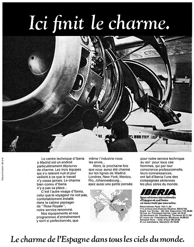 Publicit� Iberia 1970