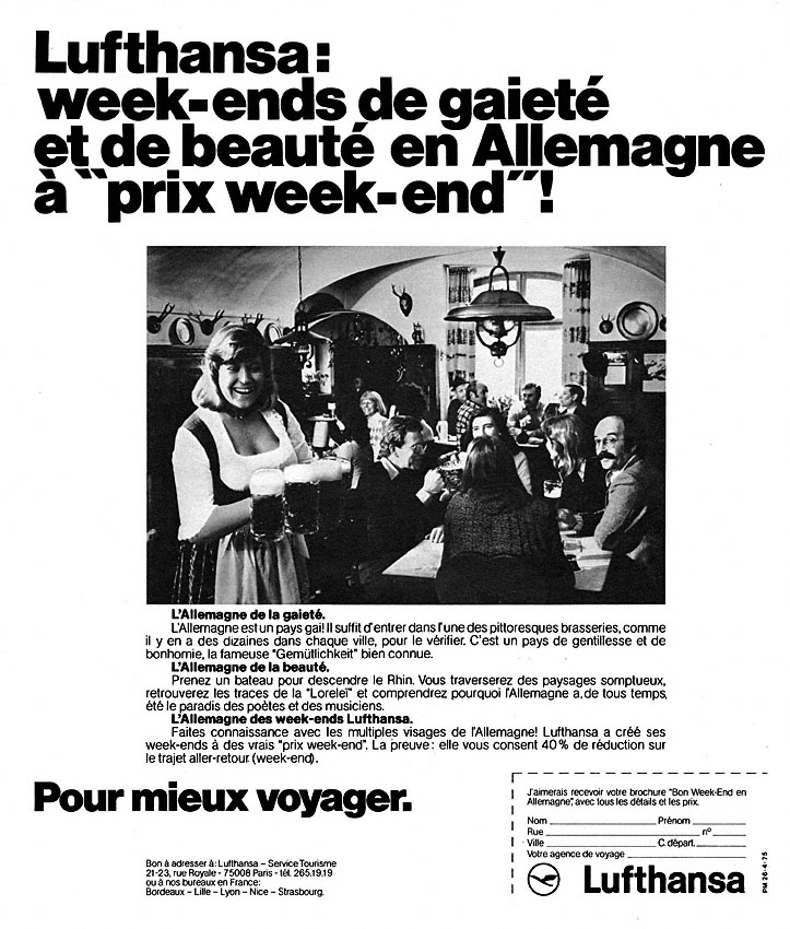 Marque Lufthansa 1975