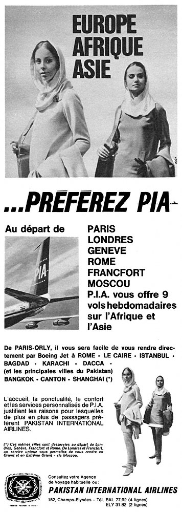 Publicit� Pia 1967