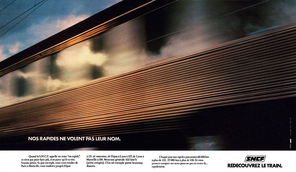 Publicit� Sncf 1976