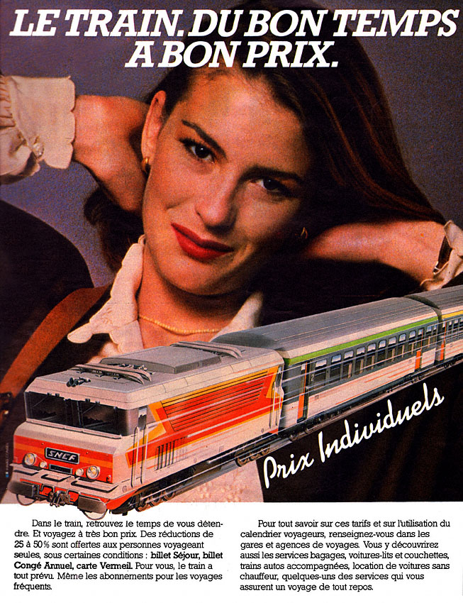 Publicit� Sncf 1983