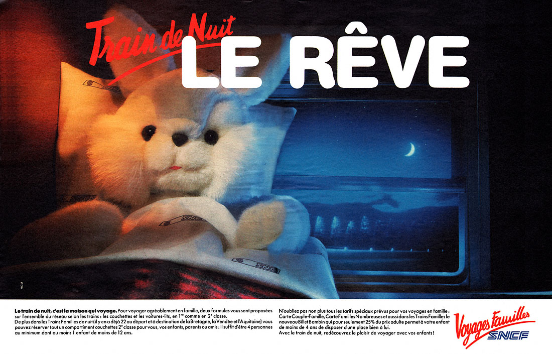 Publicit� Sncf 1985