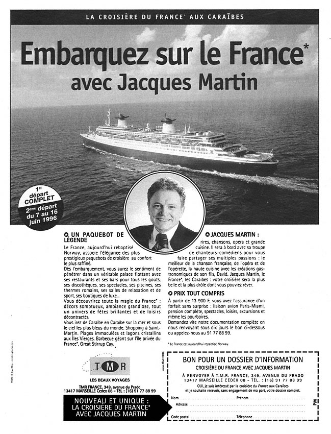 Publicit� Tmr 1996