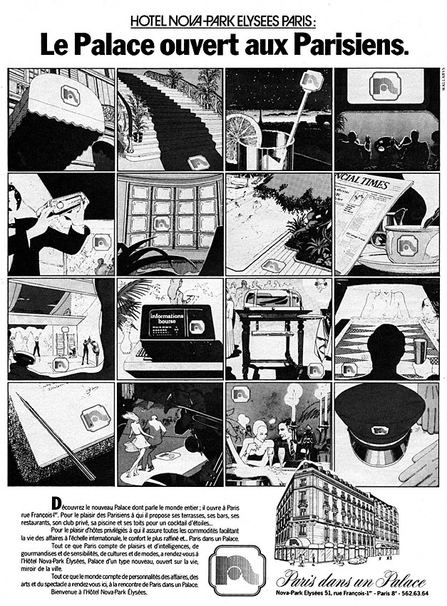 Publicit� ZDiversHotels 1981