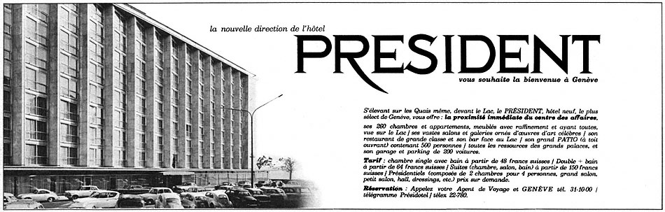 Marque ZDiversHotels 1965