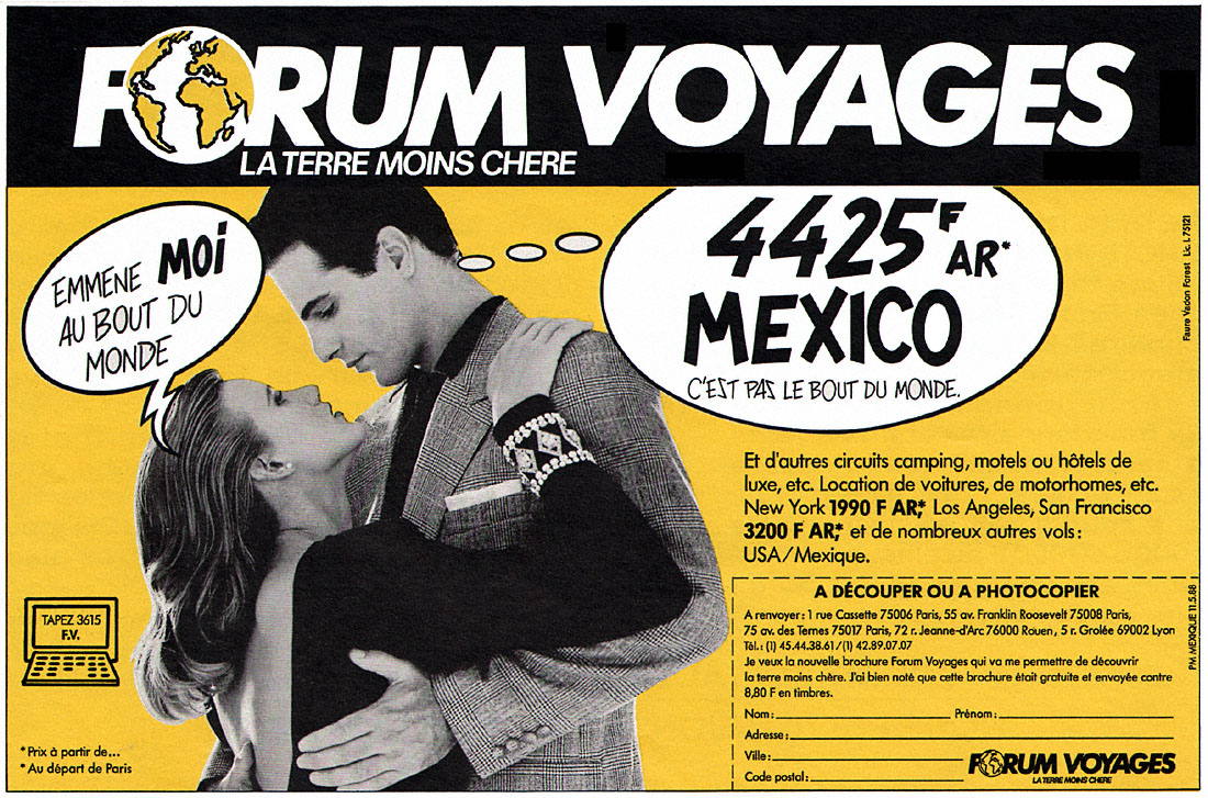 Publicit� Divers 1988