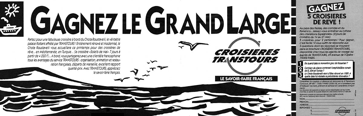 Publicit� Divers 1989