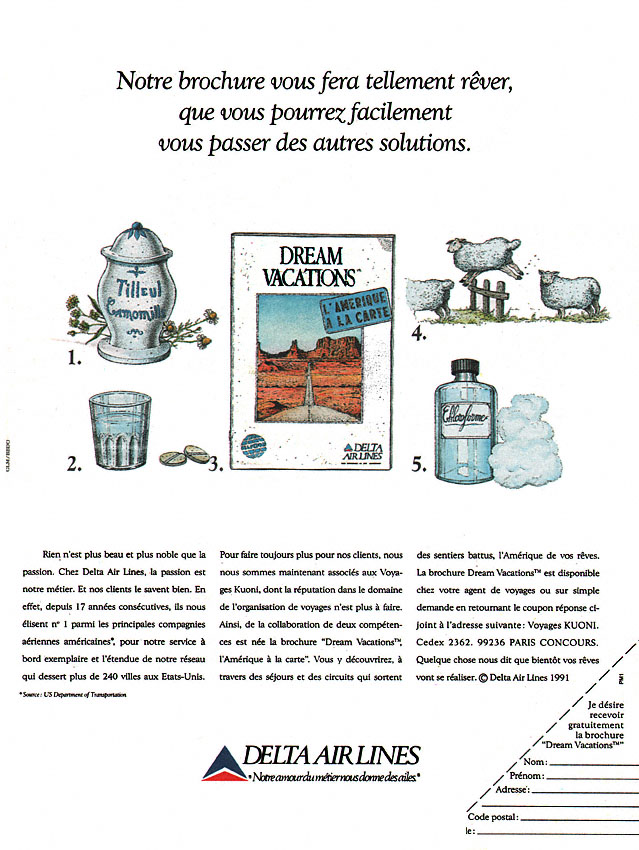 Publicit� Divers 1991