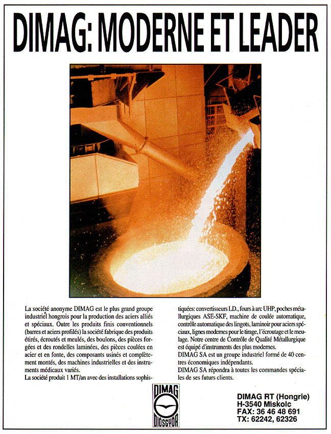 Publicit� Industrie 1992