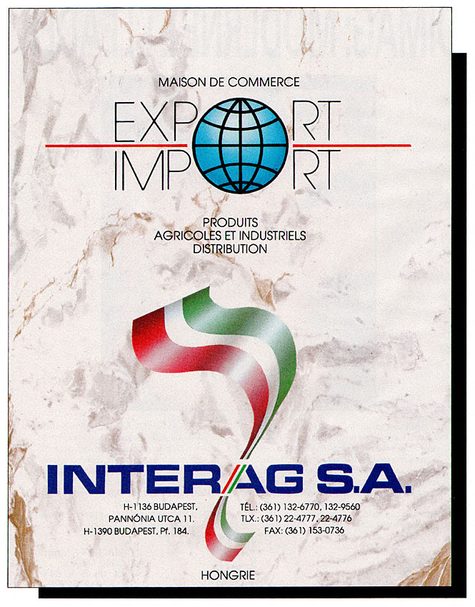 Publicit� Industrie 1992