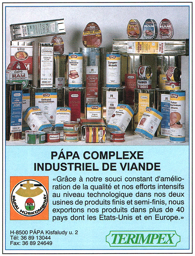 Publicit� Industrie 1992