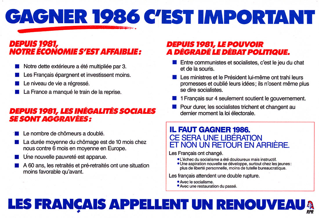 Marque Politique 1985