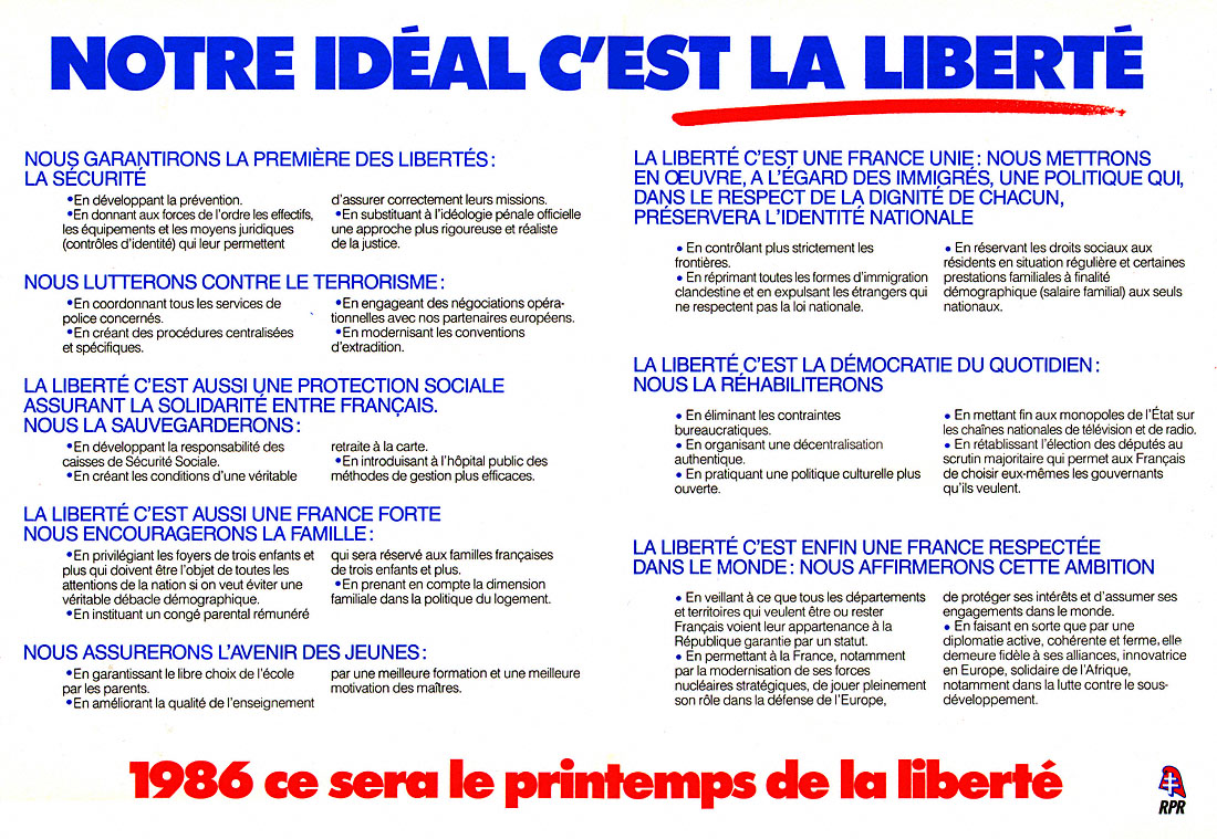 Marque Politique 1985