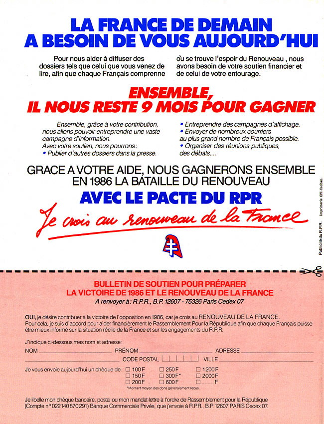 Marque Politique 1985