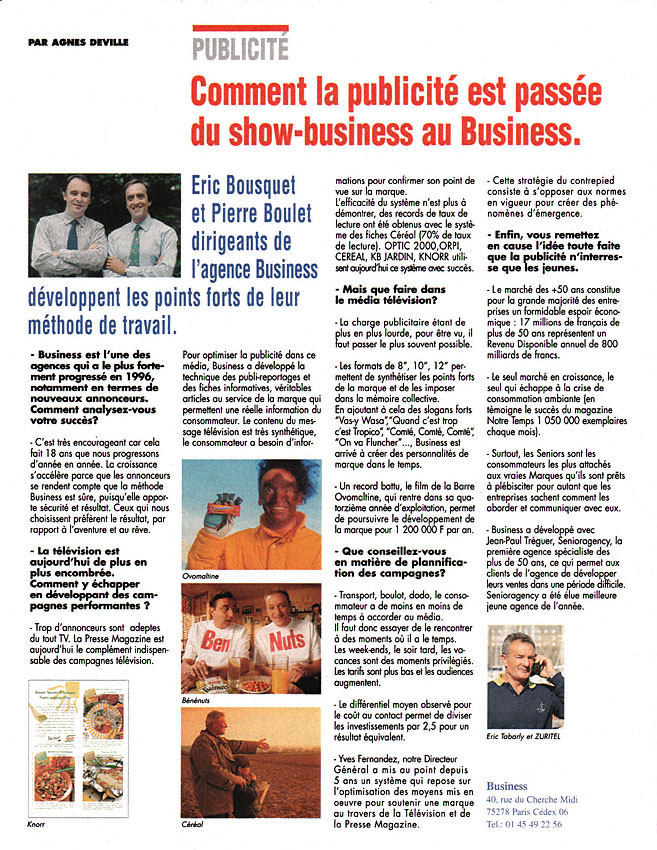 Publicit� Publicit� 1997